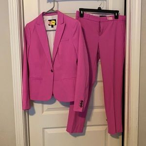 Banana Republic pink suit size 2.